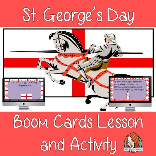 St. George's Day - Boom Cards Digital Lesson