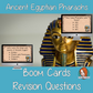 Ancient Egyptian Pharaohs Revision Questions  This deck revises children’s knowledge of Ancient Egyptian Pharaohs. There are multiple choice revision questions to check children’s understanding. These question cards are self-grading and lots of fun!