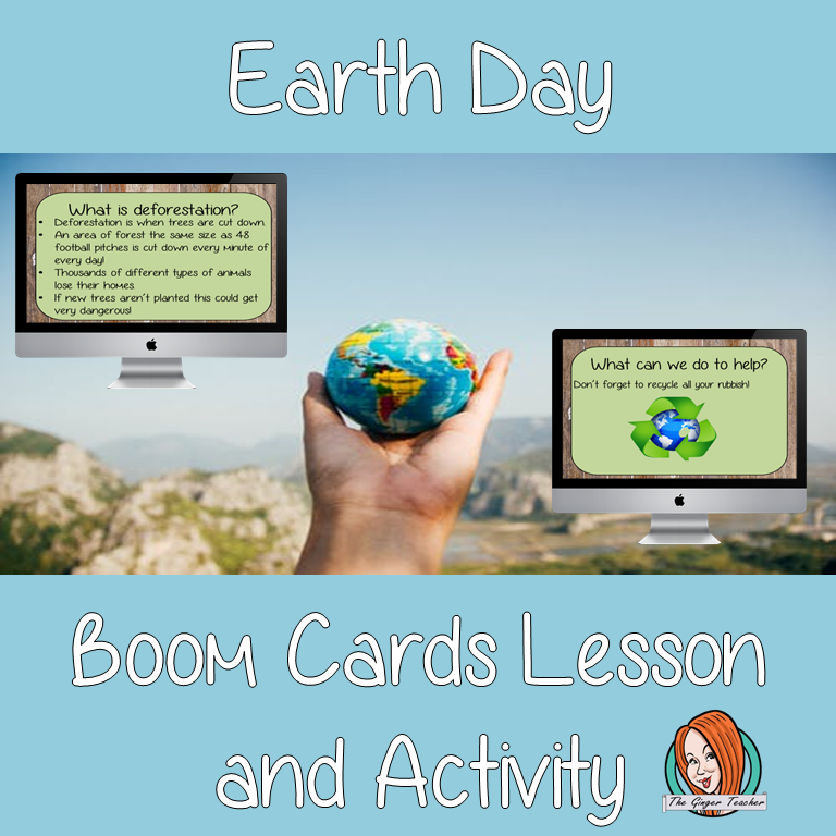 Earth Day - Boom Cards Digital Lesson