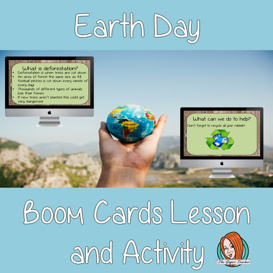 Earth Day - Boom Cards Digital Lesson