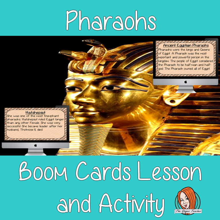 Pharaohs - Boom Cards Digital Lesson