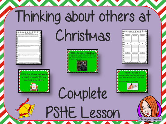 Thinking of others at Christmas; Complete PSHE Lesson