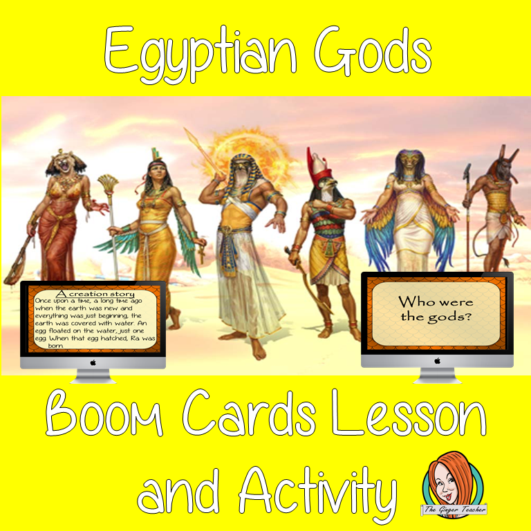Egyptian Gods - Boom Cards Digital Lesson