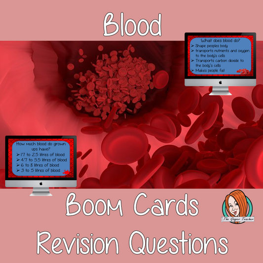 Blood Revision Questions  This deck revises children’s knowledge of Blood. There are multiple choice revision questions to check children’s understanding. These question cards are self-grading and lots of fun!