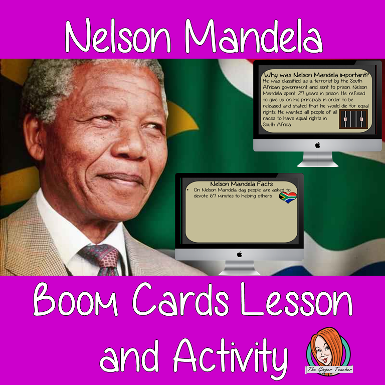Nelson Mandela - Boom Cards Digital Lesson