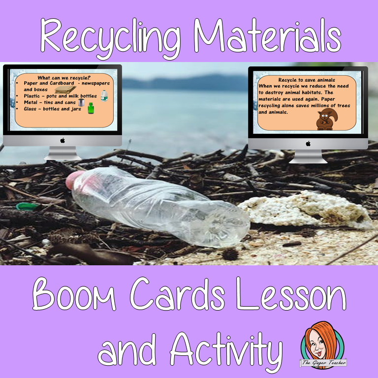 Recycling Materials - Boom Cards Digital Lesson
