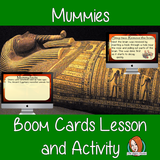 Mummies - Boom Cards Digital Lesson