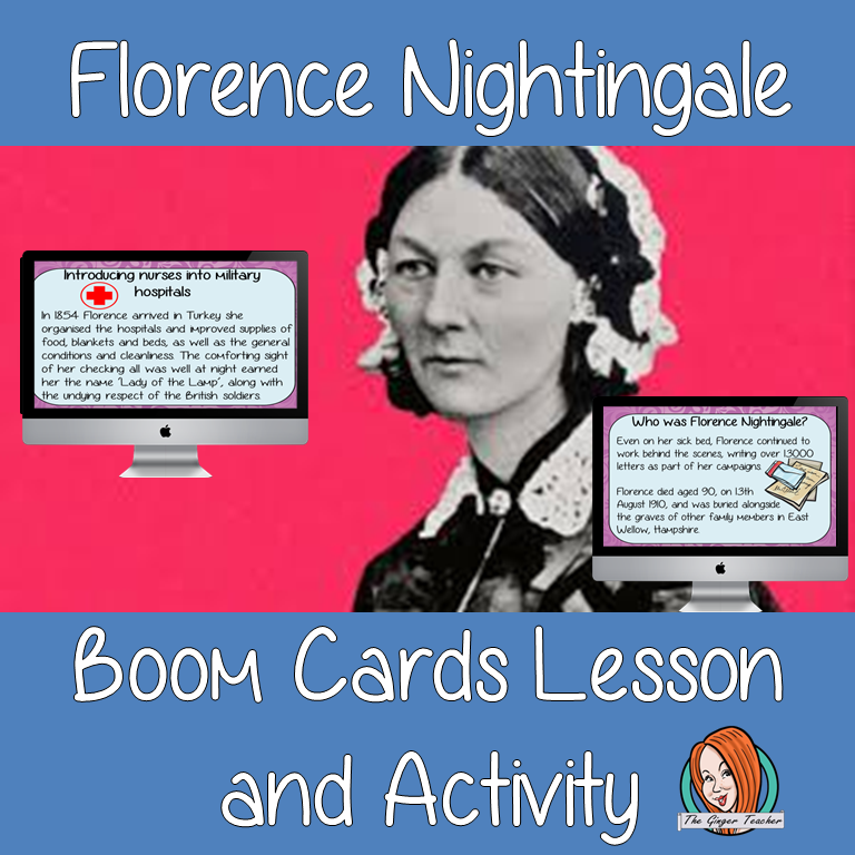 Florence Nightingale - Boom Cards Digital Lesson
