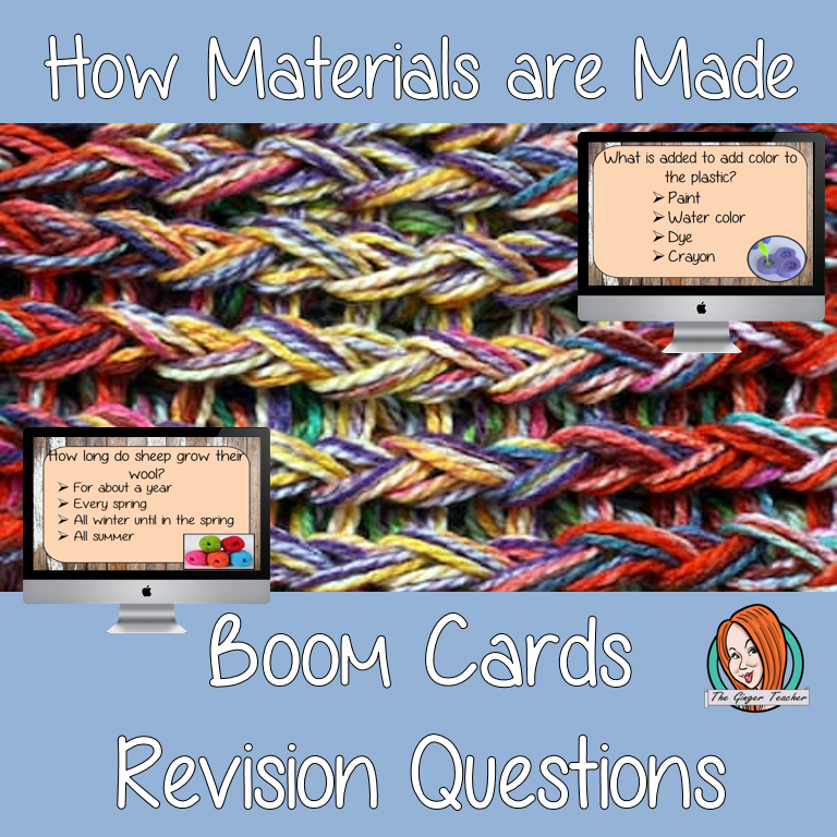 How Materials are Made Revision Questions  This deck revises children’s knowledge of How Materials are Made. There are multiple choice revision questions to check children’s understanding. These question cards are self-grading and lots of fun!