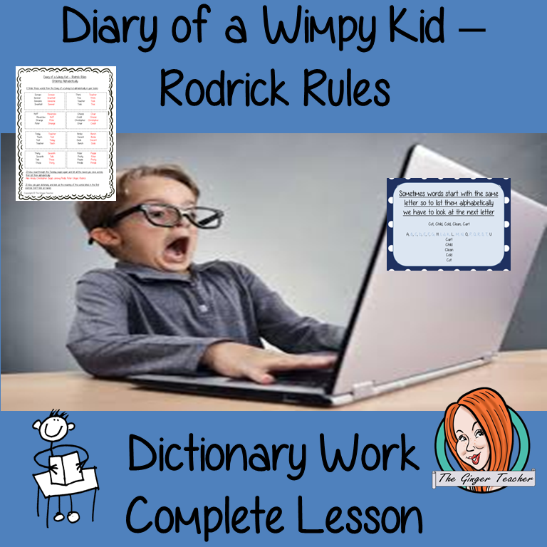 Dictionary Work – Diary of a Wimpy Kid
