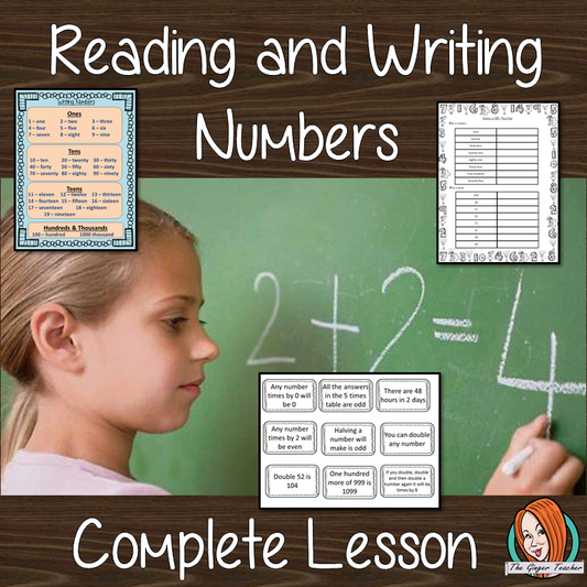 Reading and Writing Numbers Lesson