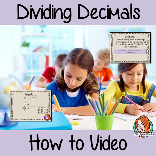 Dividing Decimals a How To Video