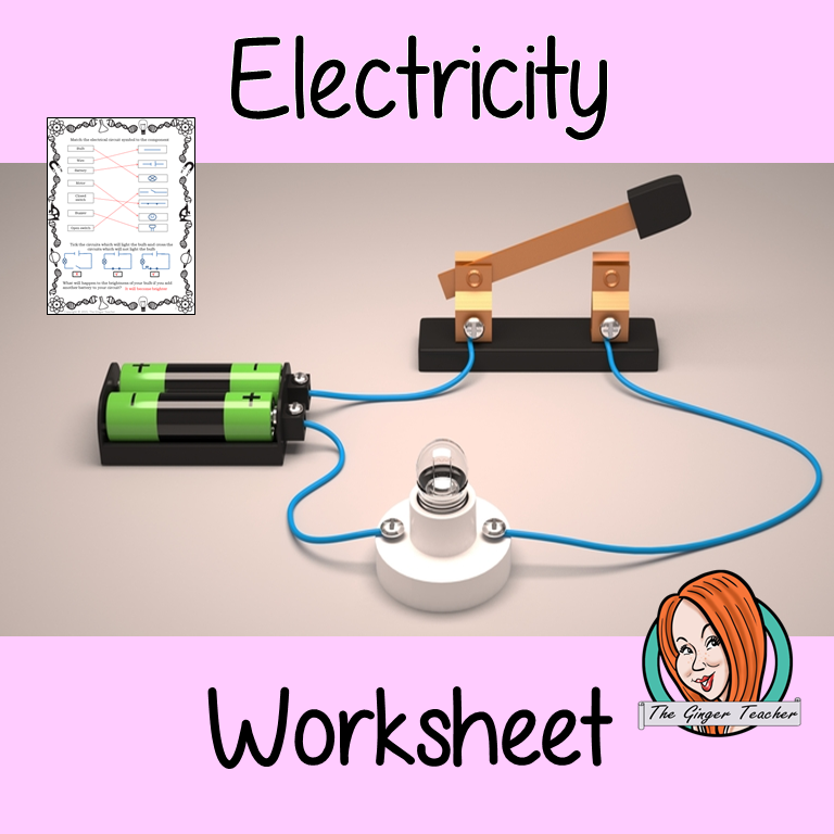Electricity Primary Science worksheets – Circuits and hazards