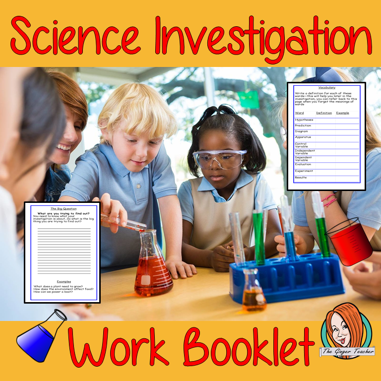Lab Investigation Book Science Investigation Booklet – The Ginger Teacher