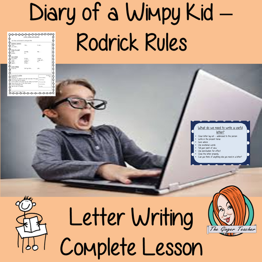 Letter Writing – Diary of a Wimpy Kid
