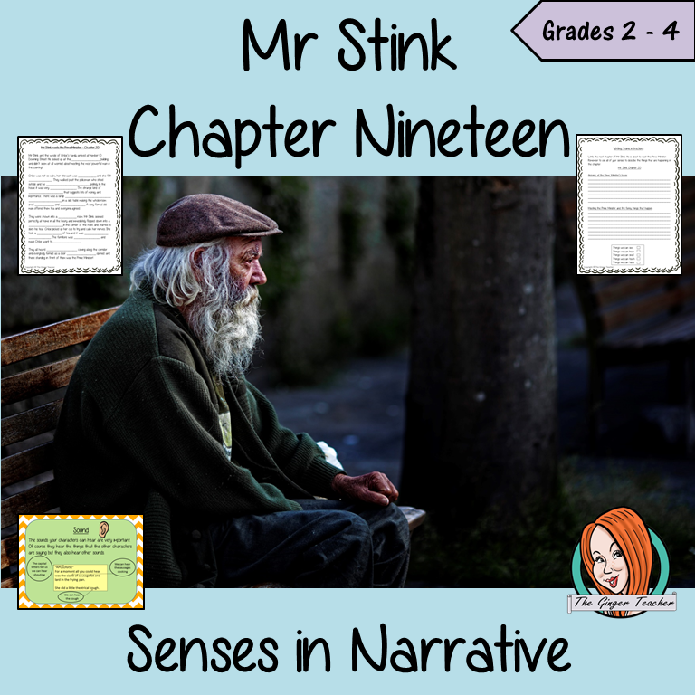 Using Senses in Narratives; Complete Lesson  – Mr Stink