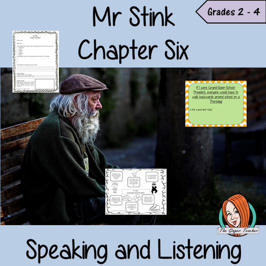 Speaking and Listening  – Mr Stink