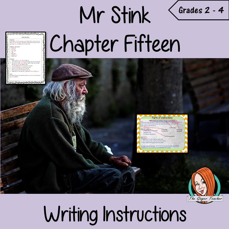 Mr Stink Writing Instructions Lesson