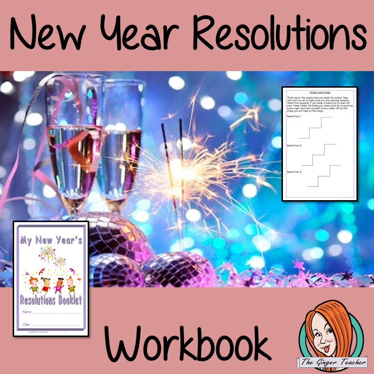 New Year Resolutions Fun Interactive Workbook