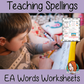 Teaching Spellings of EA words worksheets