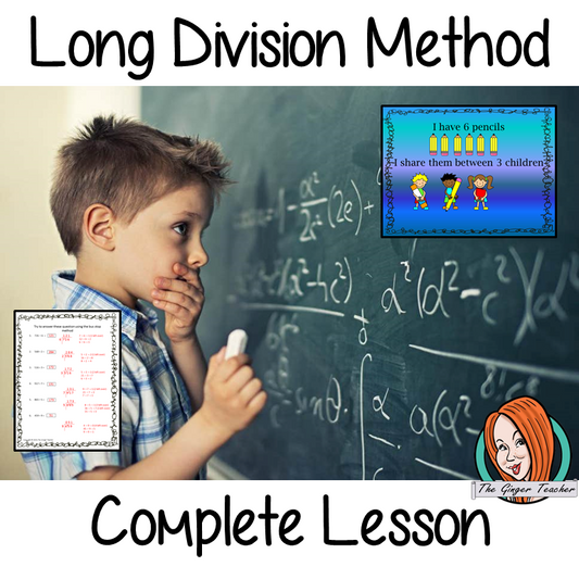 Long Division Math lesson