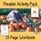 Pumpkin Activity Pack This fun 13 page workbook celebrates pumpkins! There are pages for the children to record information about their pumpkins, including how they smell, feel and taste. Then there is a short, easy to read, pumpkin story for the children to practice ordering and illustrating. #fall #autumn #pumpkins #October