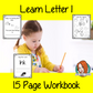 Alphabet Book Letter I    Help your children practice recognizing and using I, with 15 pages of activities.     The 15 pages contain, copying, tracing, writing, coloring, reading and spotting the letter and sound I      