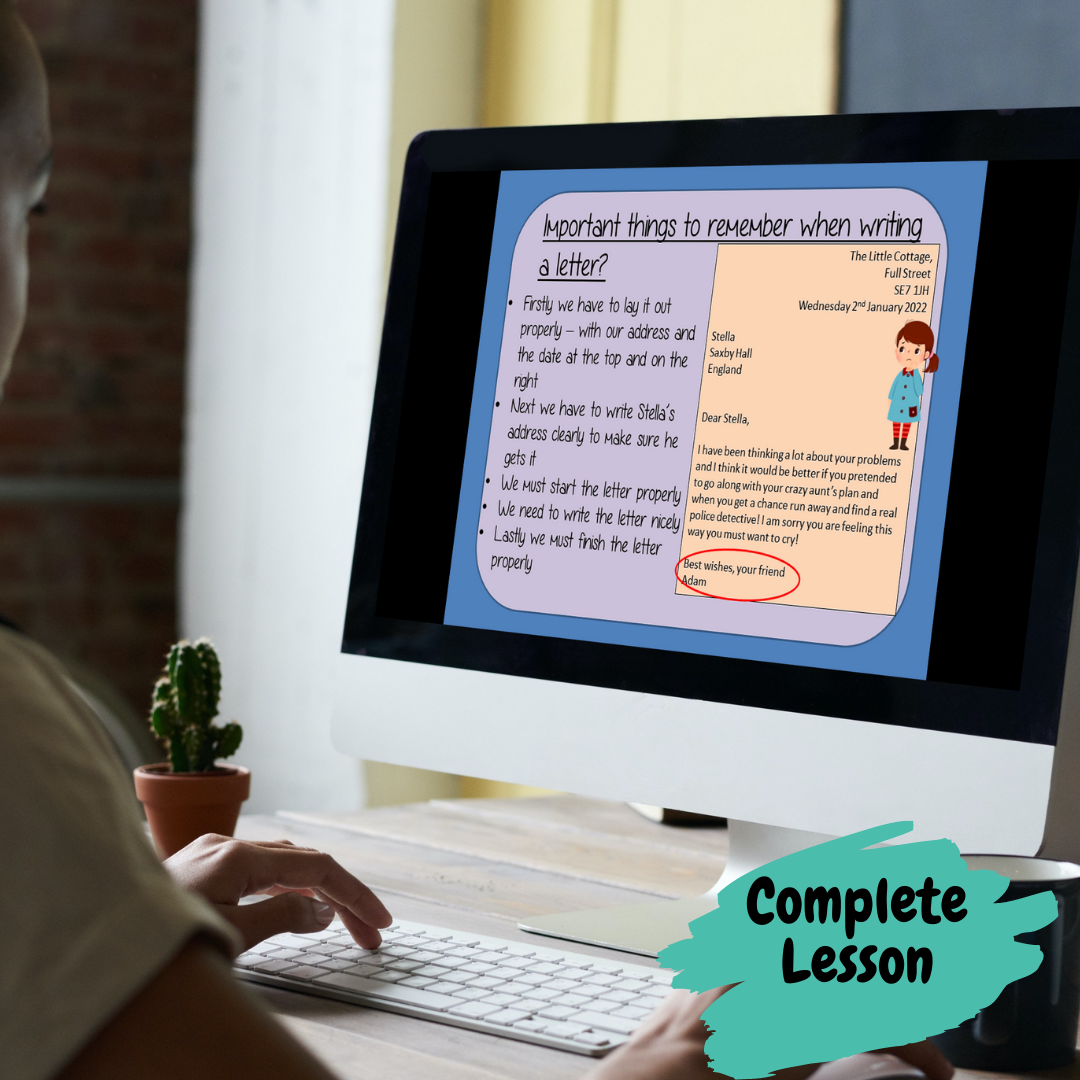Letter Writing Lesson The Ginger Teacher letter-writing-lesson-the-ginger-teacher