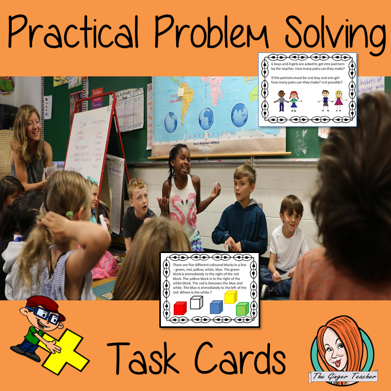 Practical Problem Solving Math Task Cards and planning sheet – The ...