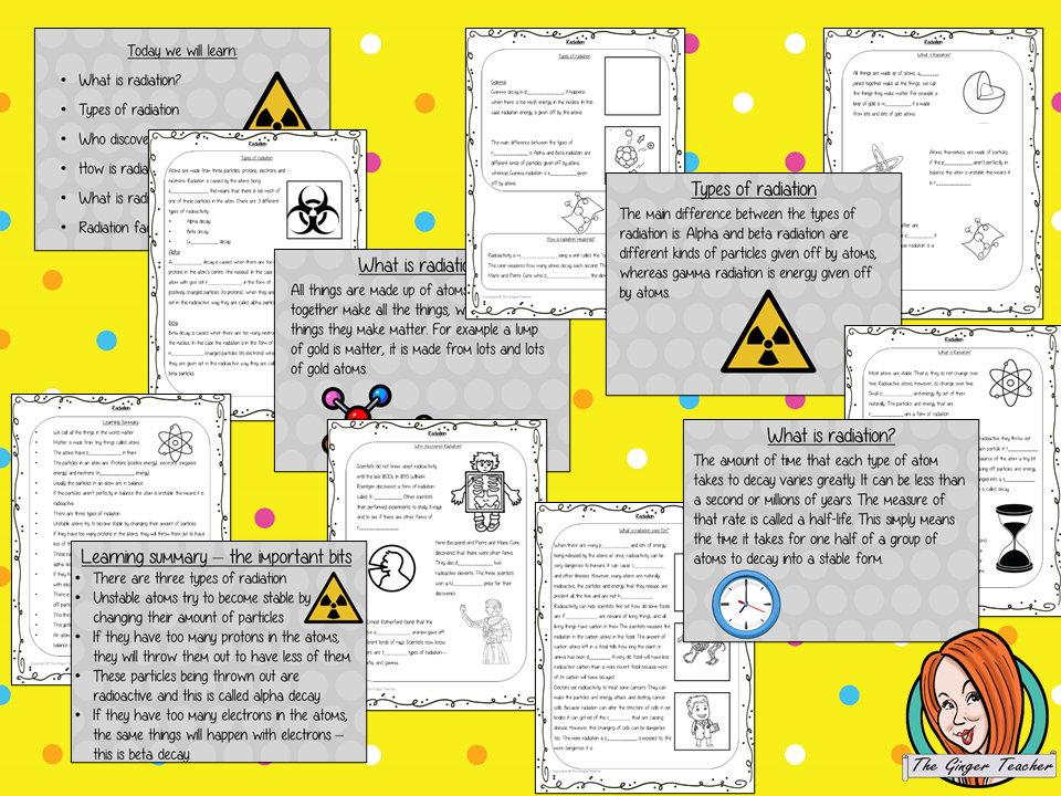 Radiation Science Lesson