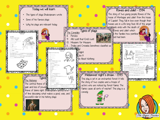 Shakespeare’s Plays Complete Lesson