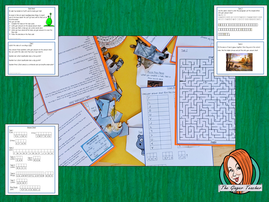 Classifying Living Things Escape Room Game This is a fun game that is perfect for teaching children about classification of living things. This game focuses on students finding out facts and information and using these to solve puzzles. This helps them to learn about the different groups living things can be placed in and why this is so important, they must solve a series of clues #livingthings #classifying #sciencelessons #escaperoom