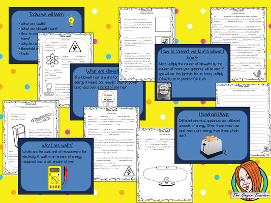 Electrical Kilowatts Science Lesson
