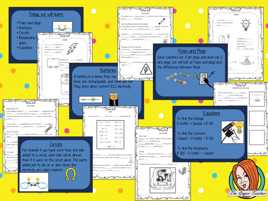 Electricity Recap and Round-up Science Lesson