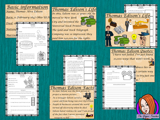 Thomas Edison Lesson