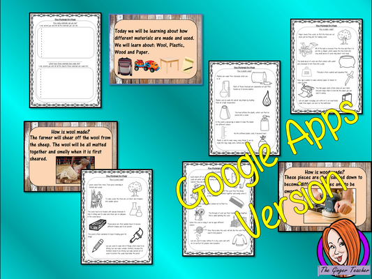 Distance Learning How Materials are Made Google Slides Lesson  This download includes a detailed 40 slide presentation to explain How Materials are made. There are also differentiated Google Slides worksheets to allow children to demonstrate understanding how materials are made and a worksheet to allow children to write their own instructions. This is the Google Slides version of this lesson! 