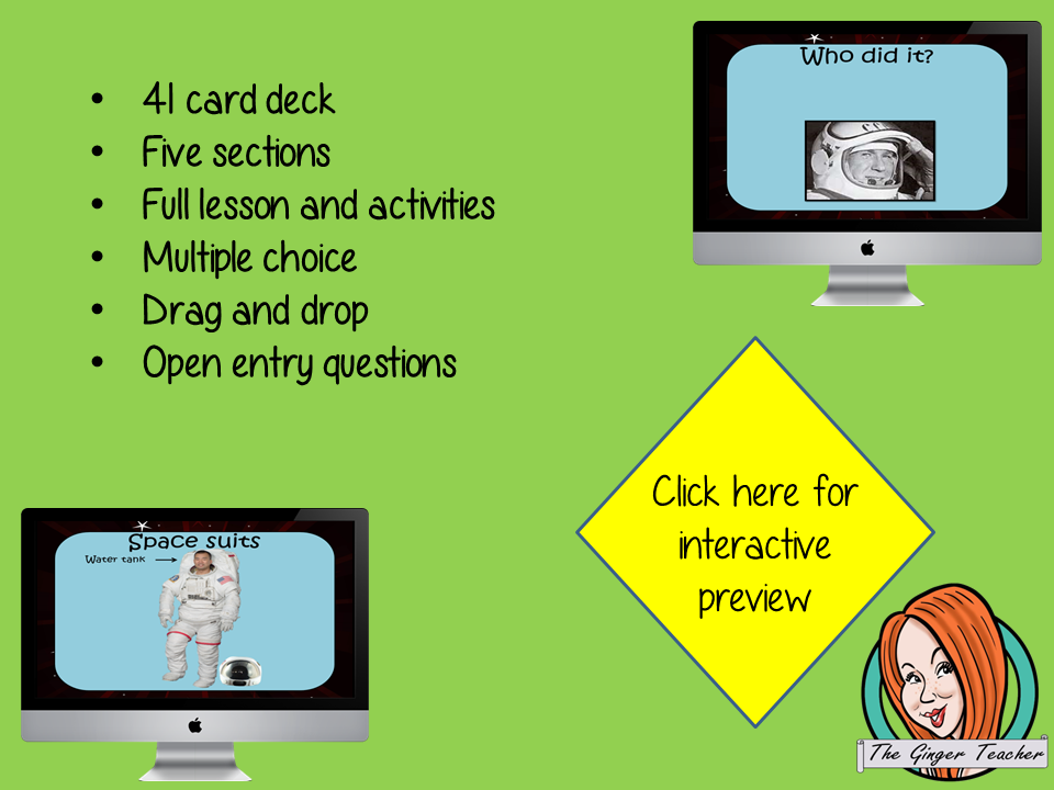 The First Space Walk - Boom Cards Digital Lesson