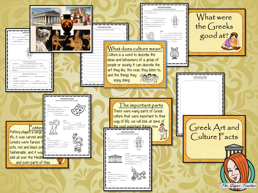 Ancient Greek Art and Culture Complete History Lesson – The Ginger Teacher