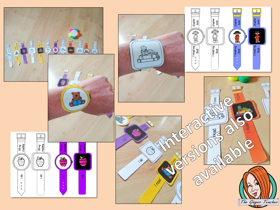 Reading Achievement Reward Watches Give you class something to brag about!  These reward watches can be printed and used in your classroom to reward reading. They are great to give out to the children to create a fun classroom environment. There are 4 different designs of each watch, 2 round faces and 2 square, smart-watch designs. This download includes 15 different reward watches #bragtags #rewardtag #awardtags #backtoschool