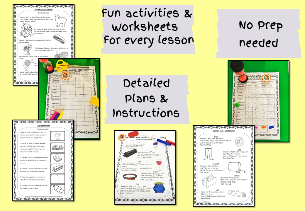 Practical Lesson Materials Materials Lesson Bundle – The Ginger Teacher