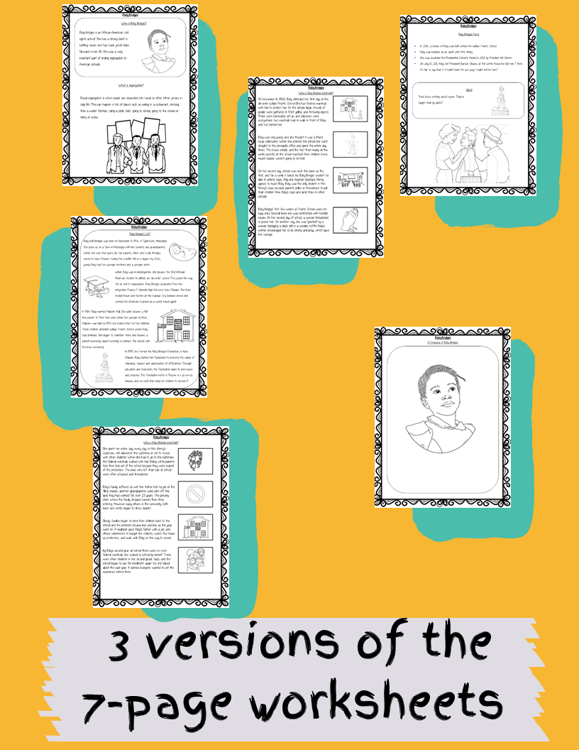 Ruby Bridges Lesson Ruby Bridges Lesson – The Ginger Teacher