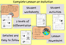 Pollution Science Lesson and Escape Room Bundle – The Ginger Teacher