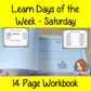 Days of the Week Pre-School Activities - Saturday
