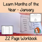 Months of the Year Pre-School Activities - January