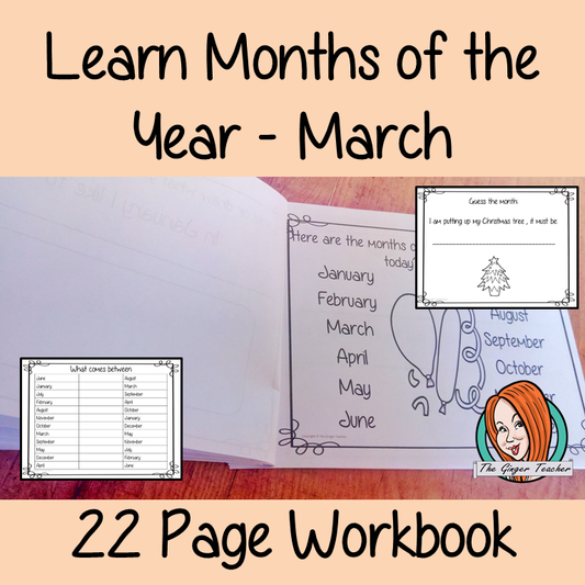 Months of the Year Pre-School Activities - March