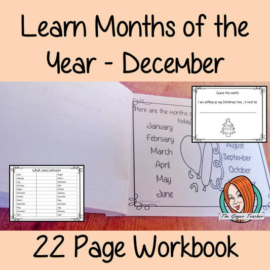 Months of the Year Pre-School Activities - December