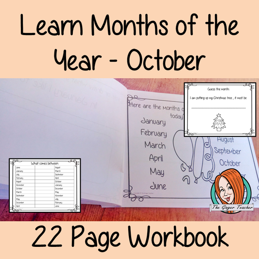 Months of the Year Pre-School Activities - October