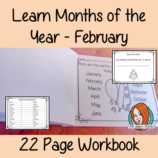 Months of the Year Pre-School Activities - February