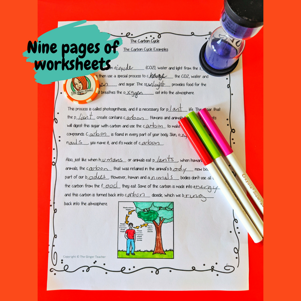 The Carbon Cycle Science Lesson – The Ginger Teacher