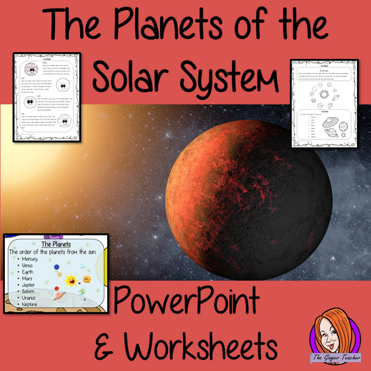The planets of the Solar System PowerPoint and Worksheets This download teaches children about the planets of the solar system in one complete lesson. There is a detailed 18 slide PowerPoint on the different planets in the solar system. There are also differentiated, 6 page, worksheets to allow students to demonstrate their understanding. This pack is great for teaching kids about the planets of our solar system. #solarsystem #space #science #sciencelesson #planets